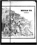 Meigs Township, Newport, Jacksonville, Mineral Springs - Right, Adams County 1880